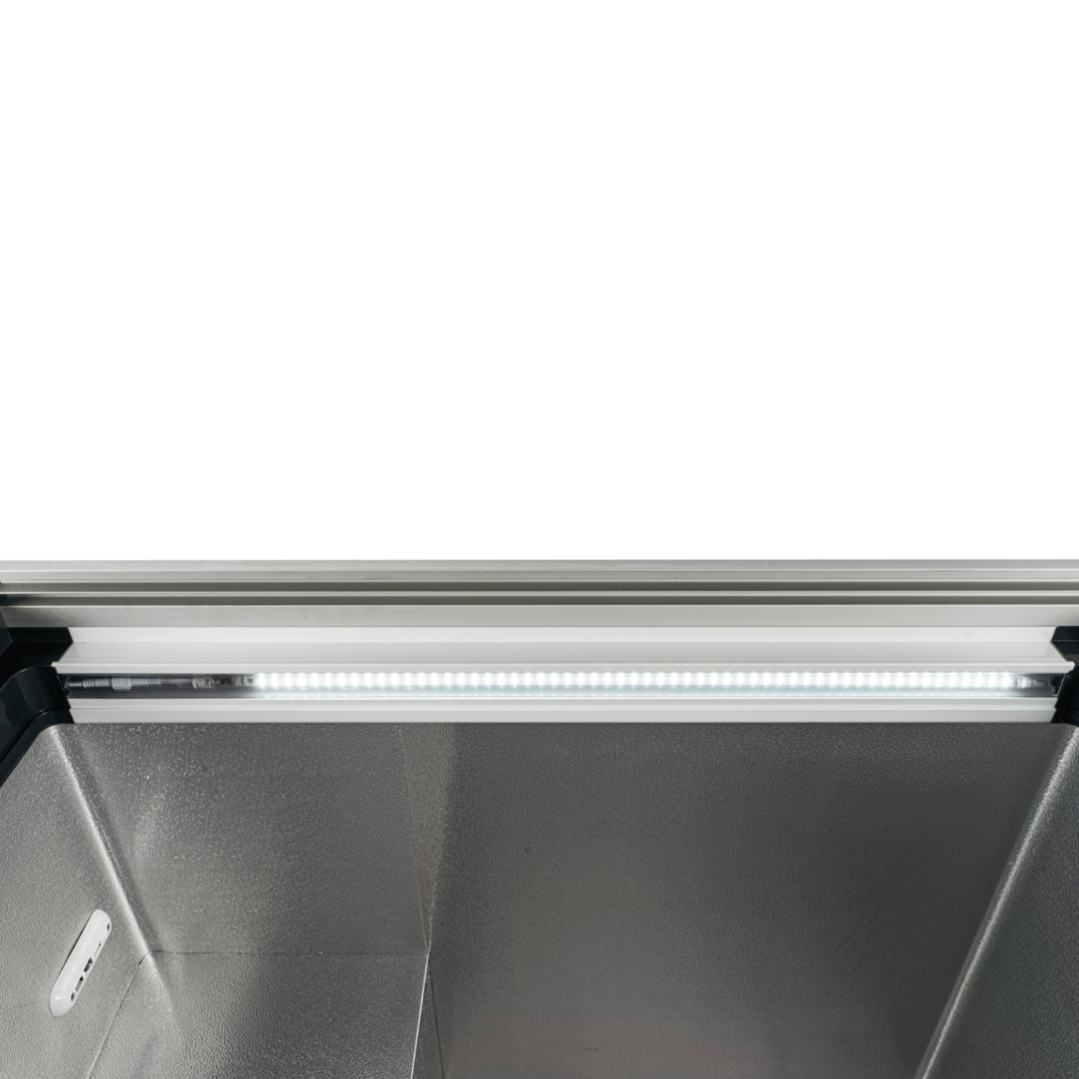 Thermaster 516L Chest Freezer With Flat Glass Sliding Lids WD516G feature