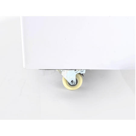 Thermaster 586L Chest Freezer With Flat Glass Sliding Lids WD586G wheels