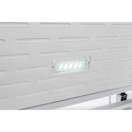 Thermaster 600L Chest Freezer With Stainless Steel Lid BD600F features lights