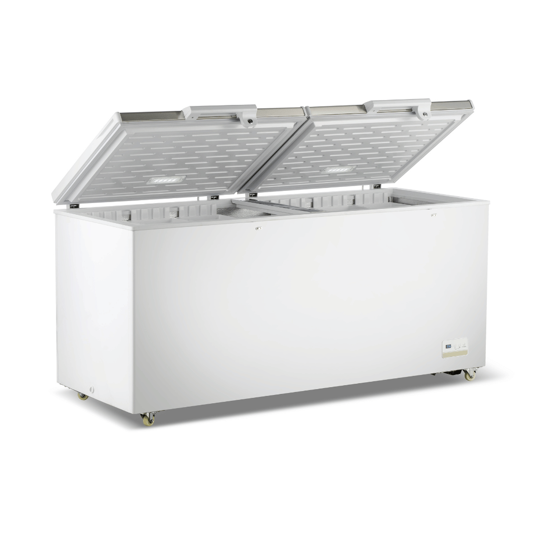 Thermaster 600L Chest Freezer With Stainless Steel Lid BD600F open