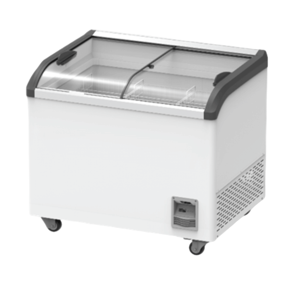 Thermaster Heavy Duty Supermarket Glass Sliding Lid Freezers 306L SD-306K