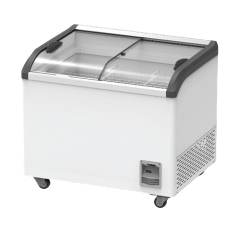 Thermaster Heavy Duty Supermarket Glass Sliding Lid Freezers 306L SD-306K