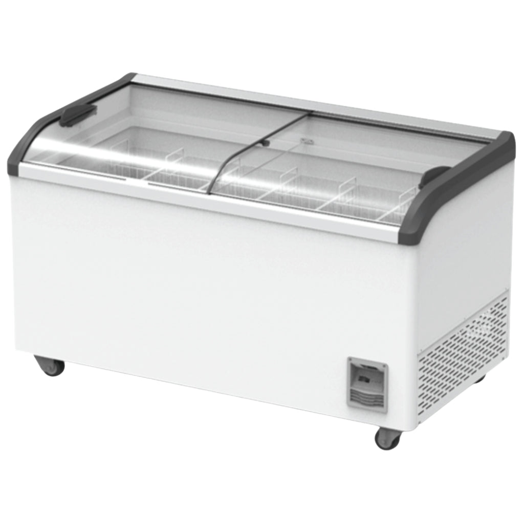 Thermaster Heavy Duty Supermarket Glass Sliding Lid Freezers 506L SD-506K