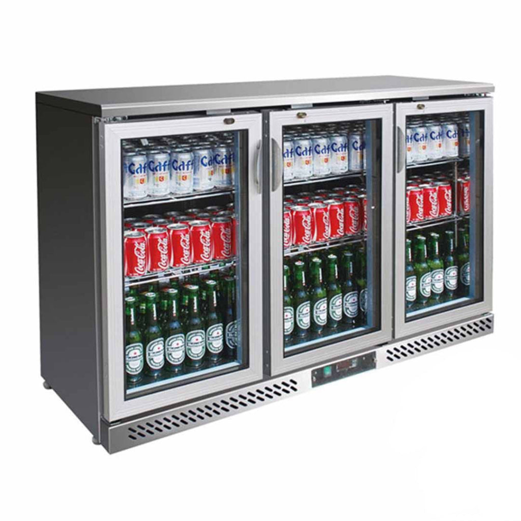Thermaster Three Door Stainless Steel Bar Cooler SC316SG