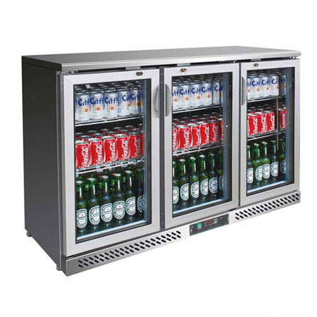 Thermaster Three Door Stainless Steel Bar Cooler SC316SG