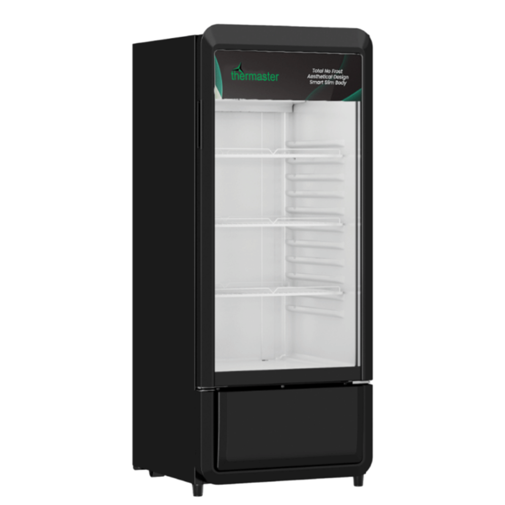 Thermaster Upright Glass Door Beverage Fridge 178L SDC-178B