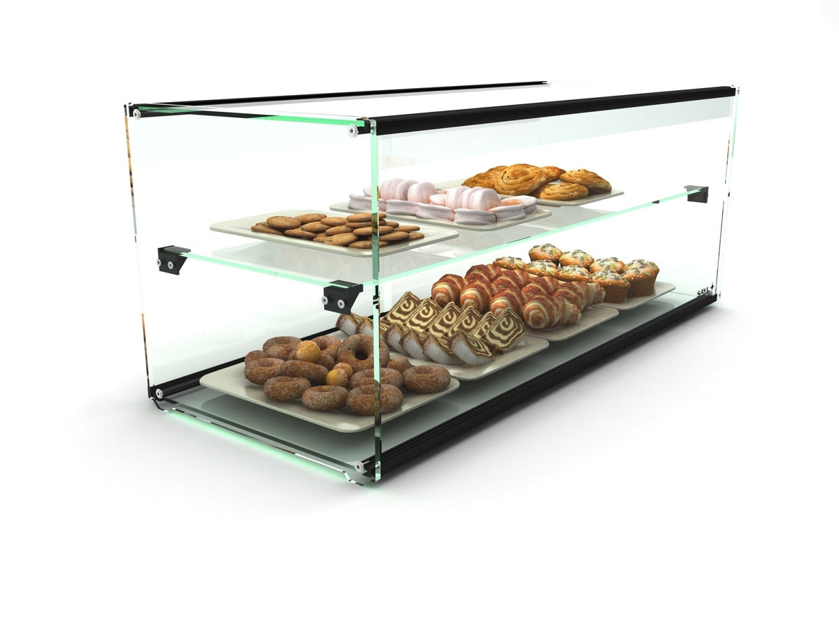 Sayl ADS0036 Two Tier Ambient Display Cabinet 920mm