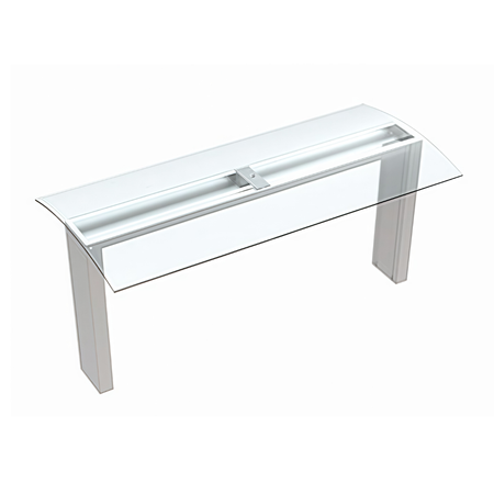 TGL-3G - Thermaster Top Glass Sneeze Guard with LED Lighting TGL-3G
