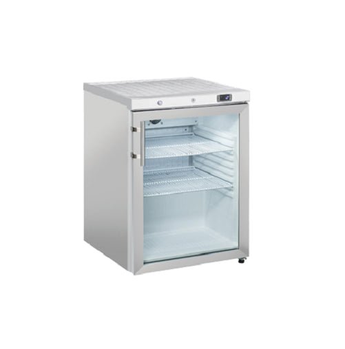 Anvil FBCG2202 Undercounter Glass Door Fridge 170L - Commercial Kitchen Appliances