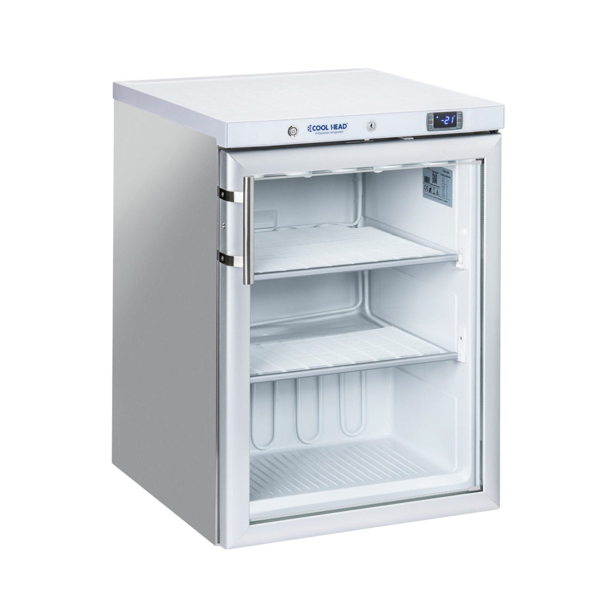 Anvil FBFG2204 Undercounter Glass Door Freezer 170L - Commercial Kitchen Appliances