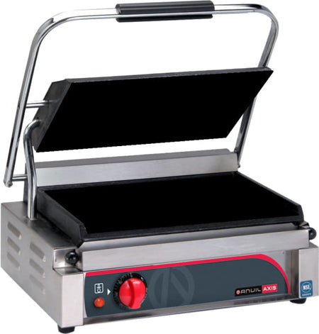 Anvil Panini Press Single Flat Top Flat Bottom - Commercial Kitchen Appliances