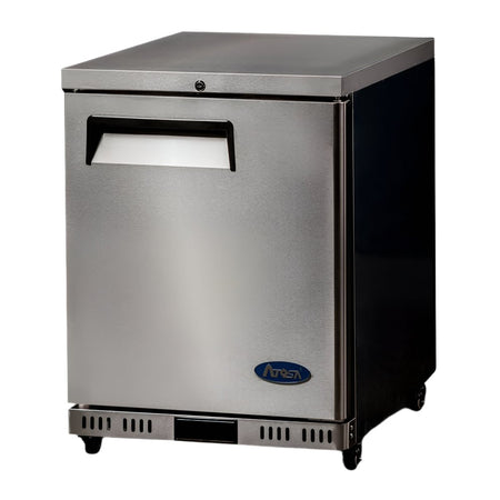 Atosa 105L Underbench Singe Solid Door Freezer MBC24F - Commercial Kitchen Appliances