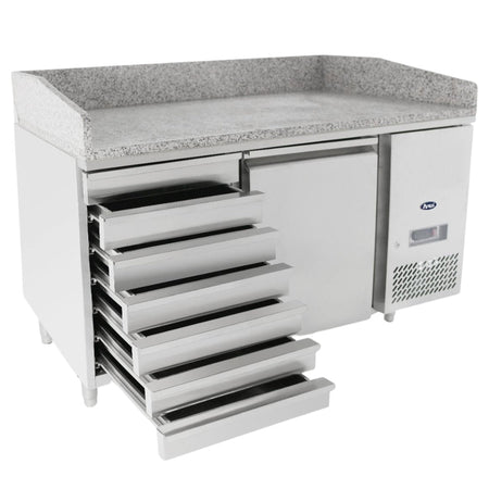 Atosa 2 Door Refrigerated Pizza Table EPF3495 - Commercial Kitchen Appliances