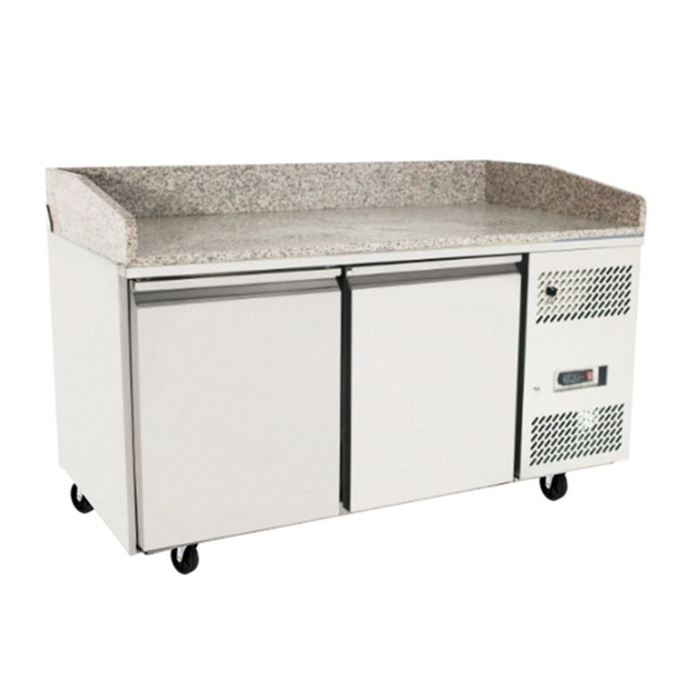 Atosa 2 Door Refrigerated Pizza Table EPF3495 - Commercial Kitchen Appliances
