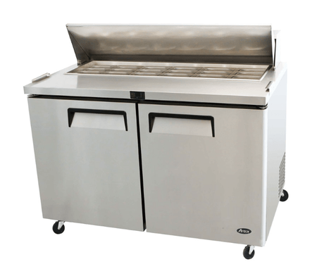 Atosa 2 Door Sandwich Prep Table Fridge - 1225mm MSF8306 - Commercial Kitchen Appliances