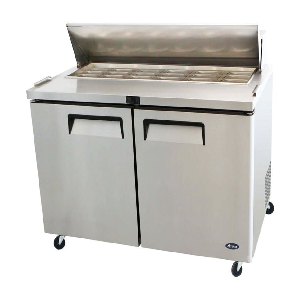 Atosa 2 Door Sandwich Prep Table Fridge 1530mm MSF8307 - Commercial Kitchen Appliances
