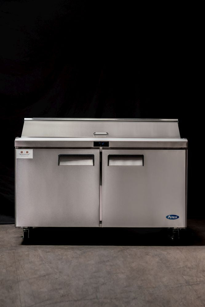 Atosa 2 Door Sandwich Prep Table Refrigerator 1530 Mm MSF8303 - Commercial Kitchen Appliances