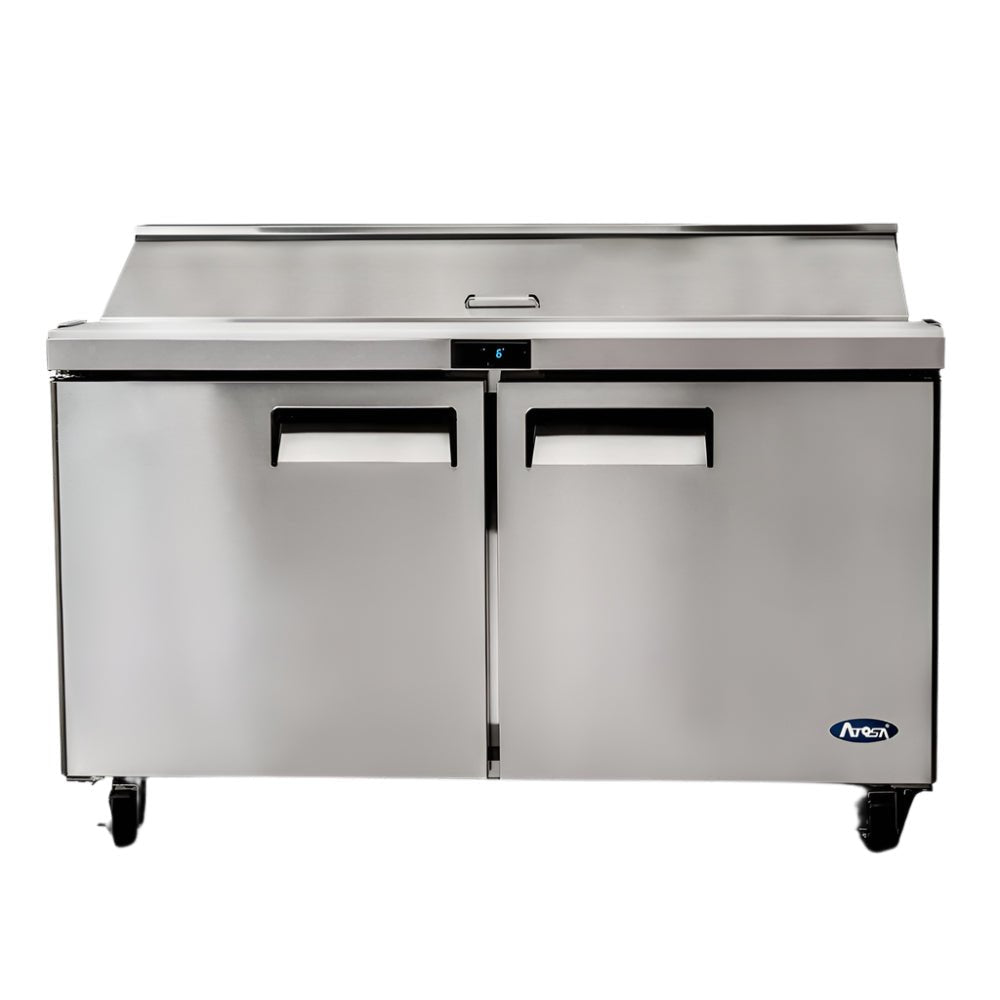 Atosa 2 Door Sandwich Prep Table Refrigerator 1530 Mm MSF8303 - Commercial Kitchen Appliances