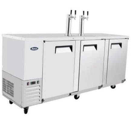 Atosa 3 Door Keg Coolers Fridge MKC90 - Commercial Kitchen Appliances
