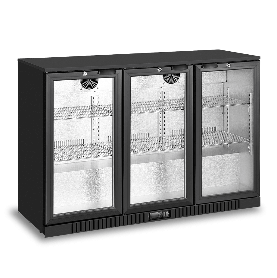 Atosa 3 Swing Door Back Bar cooler BB - 330HEC - Commercial Kitchen Appliances