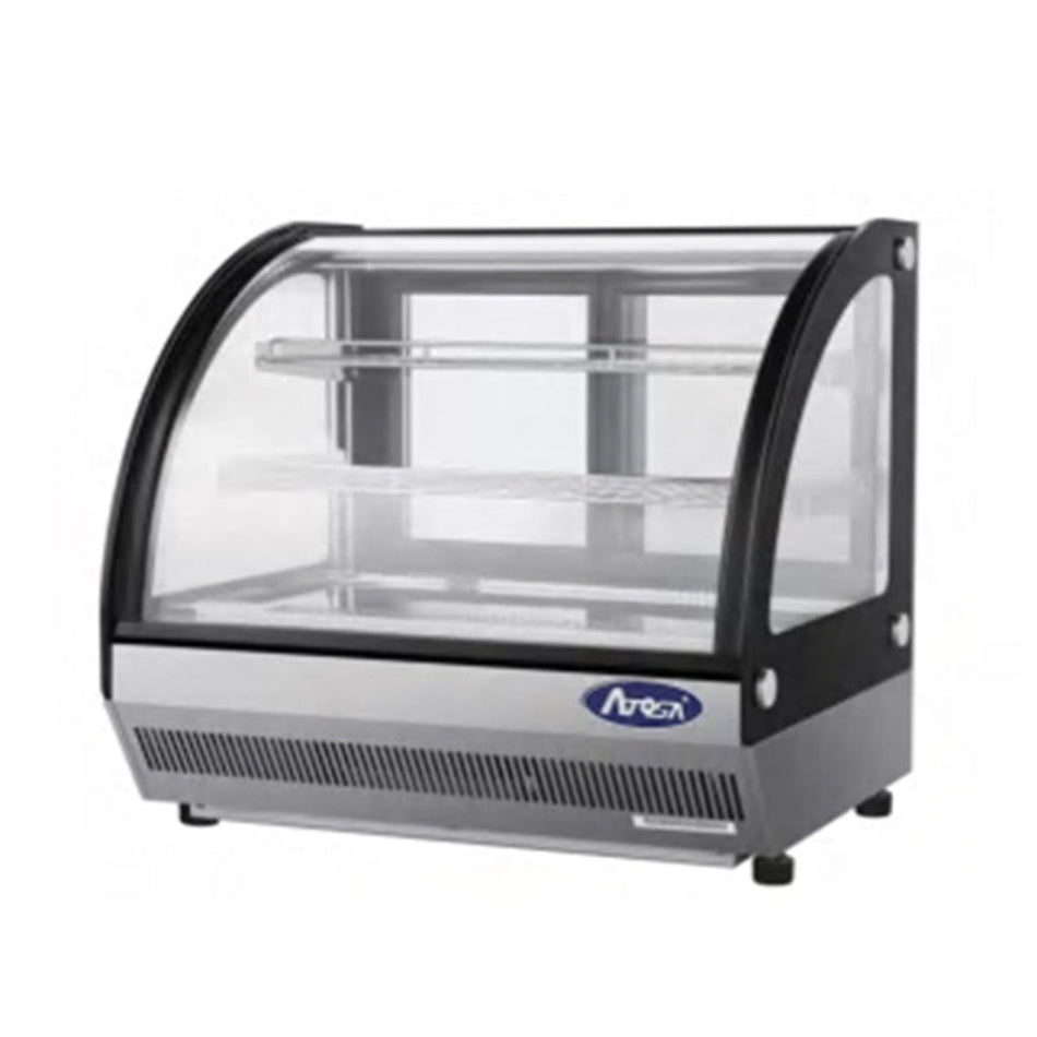 Atosa Benchtop Curve Cake Showcase Display Fridge 915mm 160L - Commercial Kitchen Appliances
