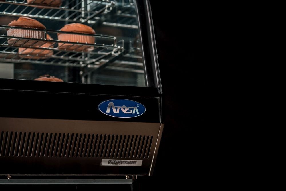 Atosa Countertop Round Cake Showcase - 900mm TY130L - Commercial Kitchen Appliances