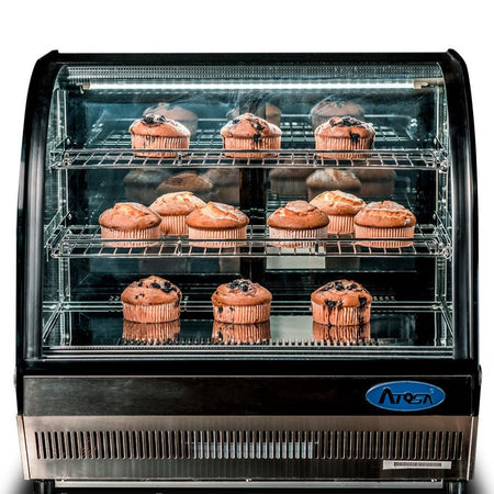 Atosa Countertop Round Cake Showcase - 900mm TY130L - Commercial Kitchen Appliances