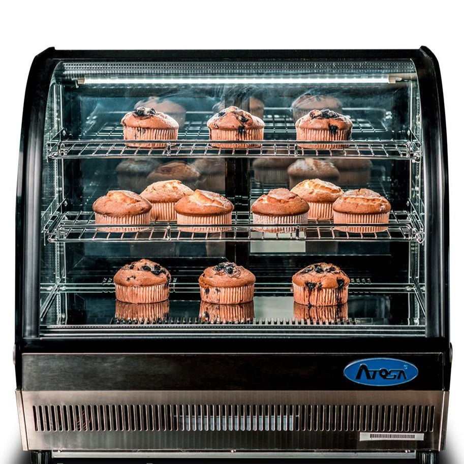 Atosa Countertop Round Cake Showcase - 900mm TY130L - Commercial Kitchen Appliances
