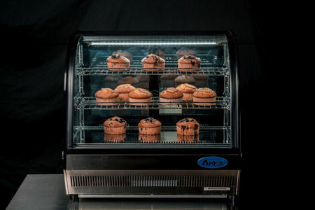 Atosa Countertop Round Case Showcase - 700mm TY110L - Commercial Kitchen Appliances