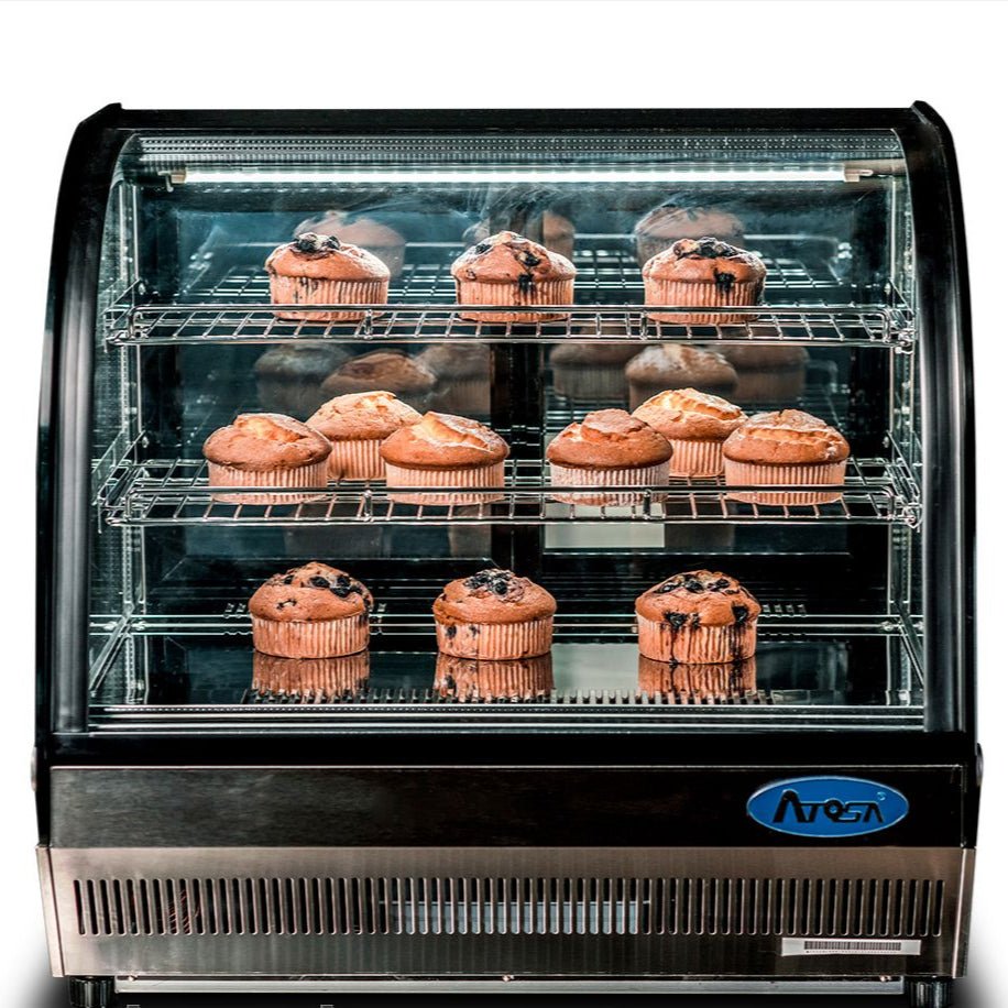 Atosa Countertop Round Case Showcase - 700mm TY110L - Commercial Kitchen Appliances