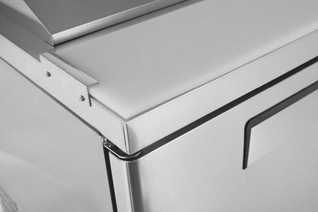 Atosa Double Door Pizza Prep Table Refrigerator MPF8202 - Commercial Kitchen Appliances