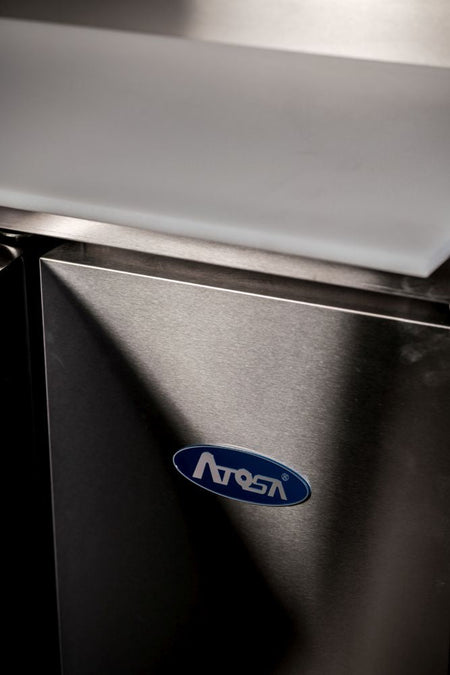 Atosa Double Door Pizza Prep Table Refrigerator MPF8202 - Commercial Kitchen Appliances