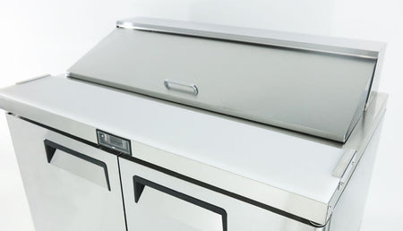 Atosa Double Door Sandwich Prep Table Refrigerator MSF8302 - Commercial Kitchen Appliances