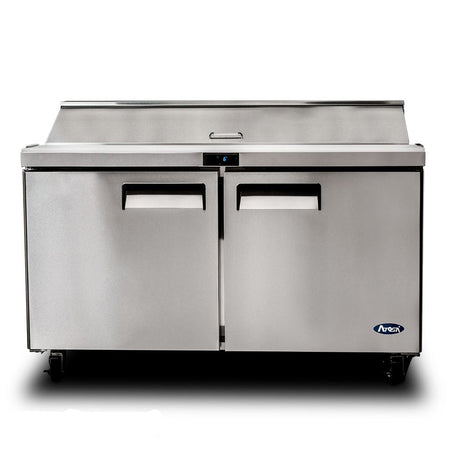 Atosa Double Door Sandwich Prep Table Refrigerator MSF8302 - Commercial Kitchen Appliances