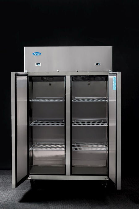 Atosa Double Door Top Mounted Fridge And Freezer YBF9239 - Commercial Kitchen Appliances