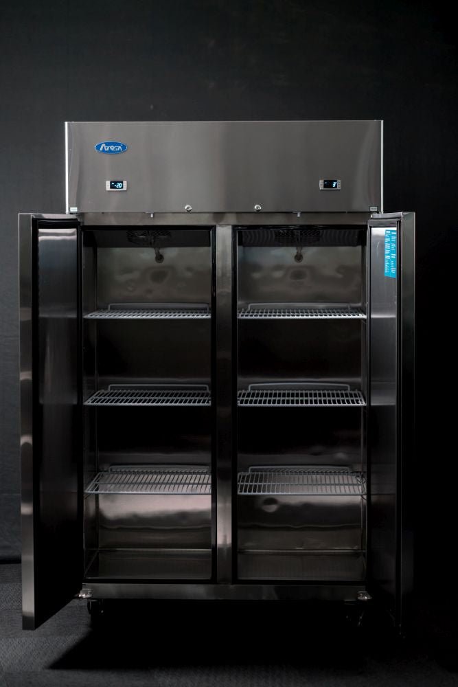Atosa Double Door Top Mounted Fridge And Freezer YBF9239 - Commercial Kitchen Appliances
