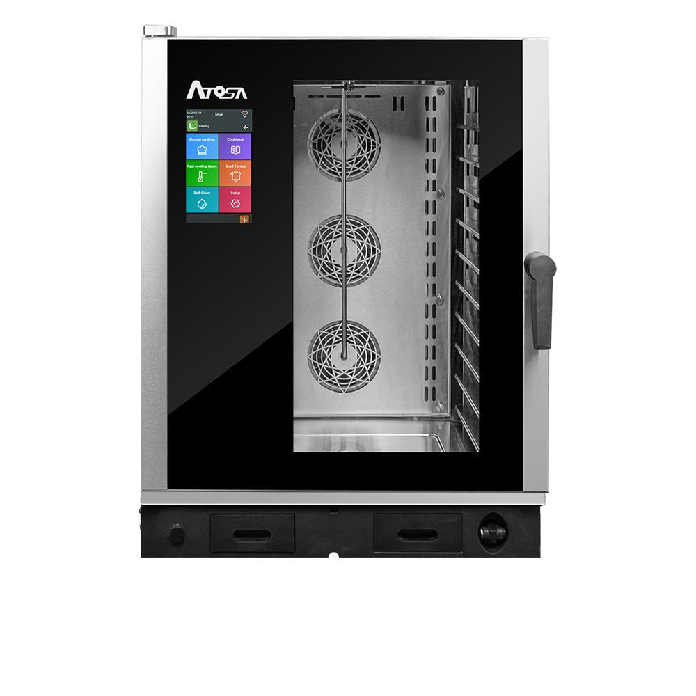 Atosa Electric Combi Oven For Gastronomy Use: 10 X Gn 2/1 Trays EPC - 1021E3 - Commercial Kitchen Appliances