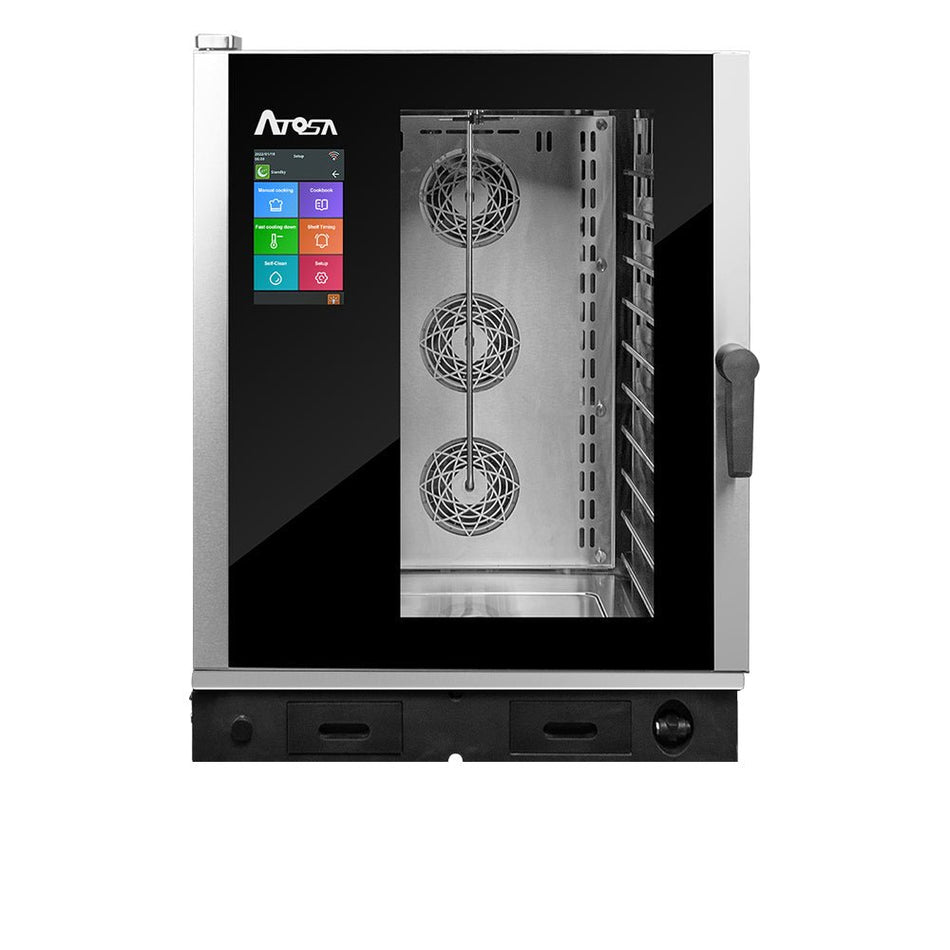 Atosa Electric Combi Oven For Gastronomy Use: 10 X Gn 2/1 Trays EPC - 1021E3 - Commercial Kitchen Appliances