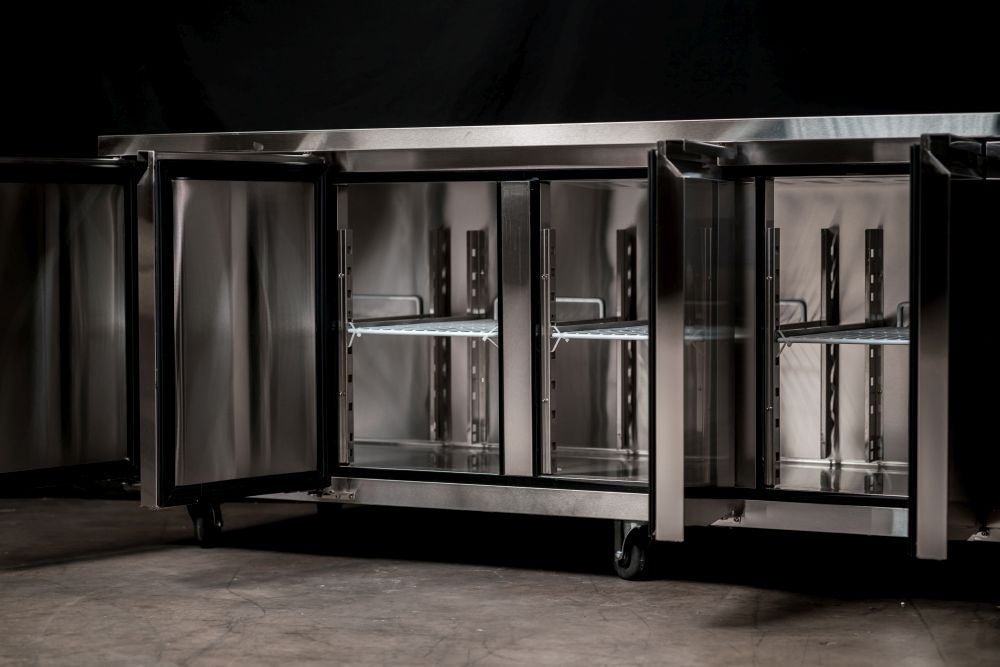 Atosa Four Door Freezer Table EPF3482 - Commercial Kitchen Appliances