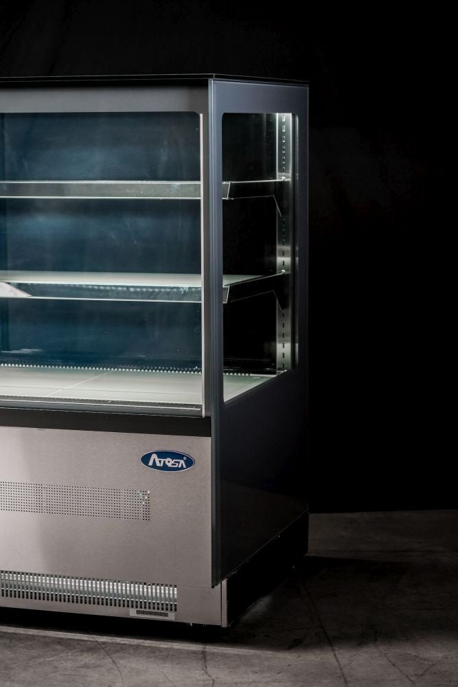 Atosa Free - Standing Square Cake Showcase 1200mm DF127F - Commercial Kitchen Appliances