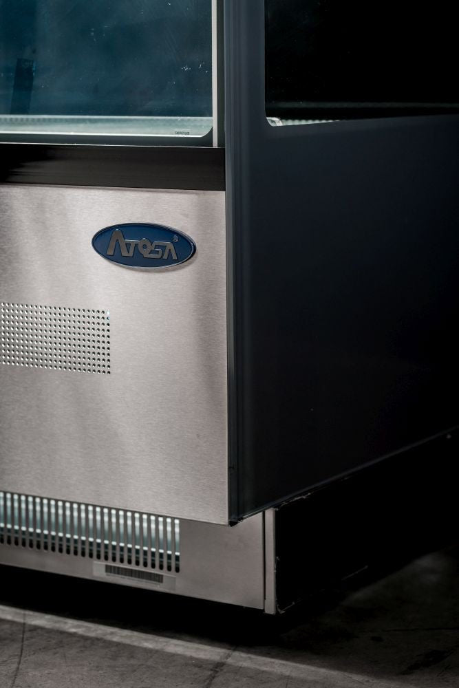 Atosa Free - Standing Square Cake Showcase 1200mm DF127F - Commercial Kitchen Appliances