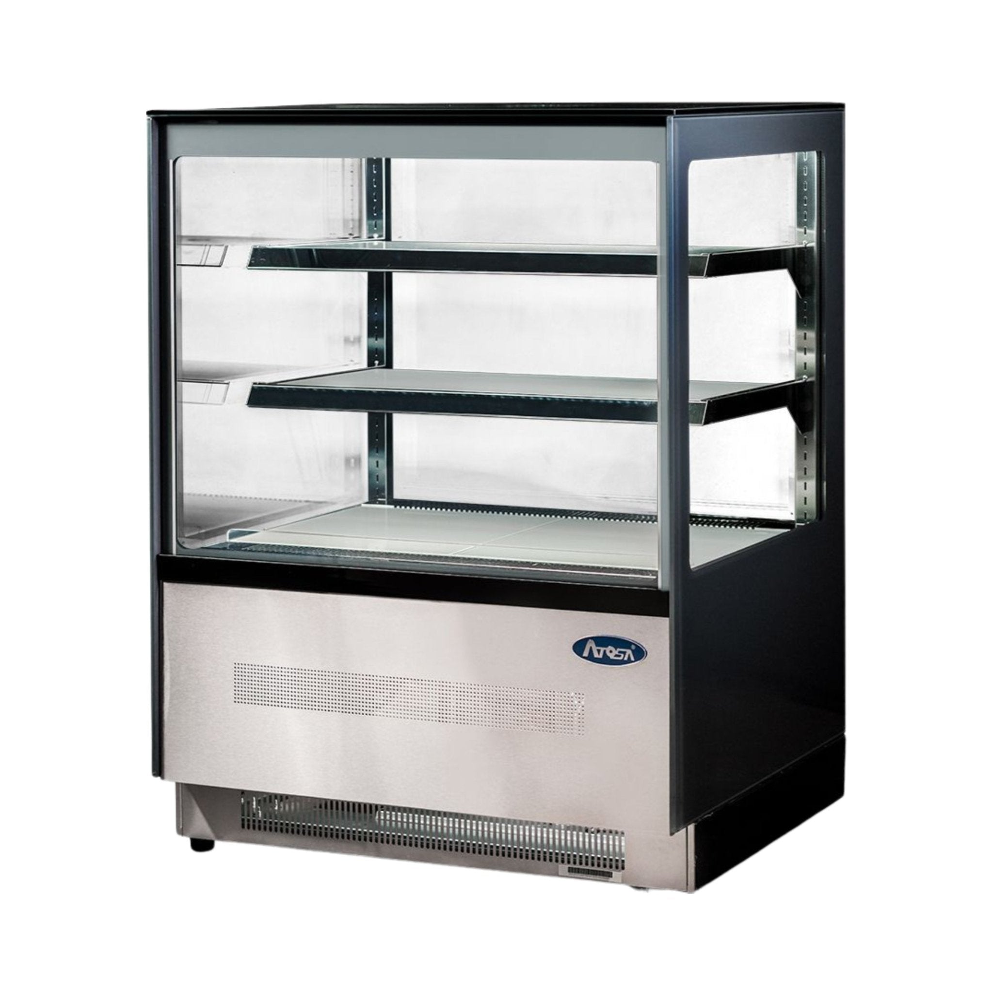 Atosa Free - Standing Square Cake Showcase 1200mm DF127F - Commercial Kitchen Appliances