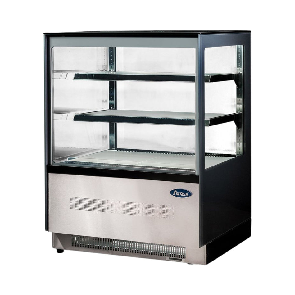 Atosa Free - Standing Square Cake Showcase 1200mm DF127F - Commercial Kitchen Appliances