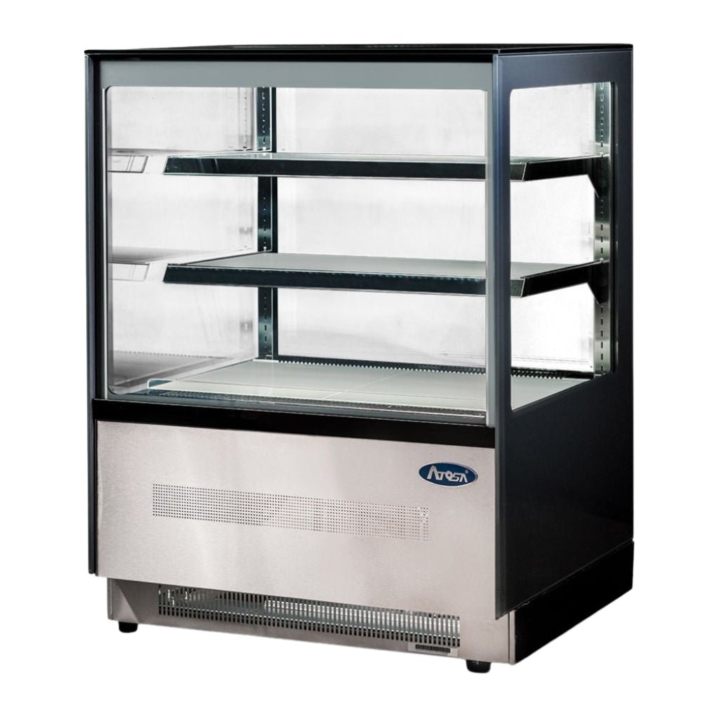 Atosa Free - Standing Square Cake Showcase 1500mm DF157F - Commercial Kitchen Appliances