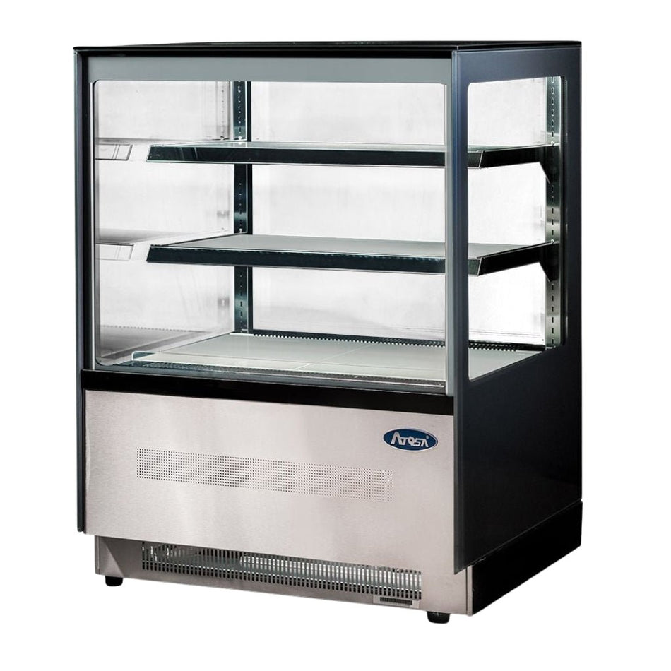 Atosa Free - Standing Square Cake Showcase 1700mm DF177F - Commercial Kitchen Appliances
