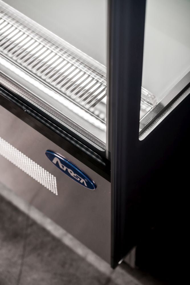 Atosa Free - Standing Square Cake Showcase 900mm DF097F - Commercial Kitchen Appliances