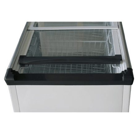 Atosa Glass Top Chest Freezer 420P - Commercial Kitchen Appliances