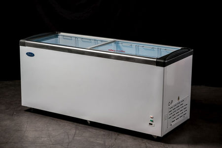 Atosa Glass Top Chest Freezer 620P - Commercial Kitchen Appliances