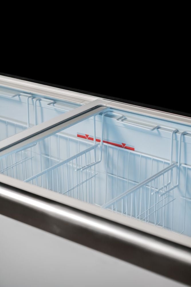 Atosa Glass Top Chest Freezer 620P - Commercial Kitchen Appliances