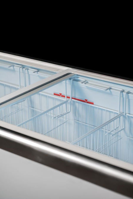 Atosa Glass Top Chest Freezer 620P - Commercial Kitchen Appliances
